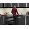 Newage Products Bold Series 14 Piece Garage Cabinet Set w/Stainless Steel Top, Black 63266 - alternate 8